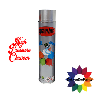 SPARVAR xHIGH PRESSURE zonder kogel 600ml chroom24-2813HP