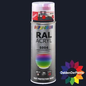 DupliColor RAL 5004 HG Blauwzwart