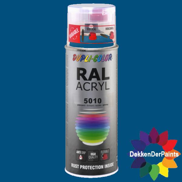 DupliColor RAL 5010 HG Enziaanblauw