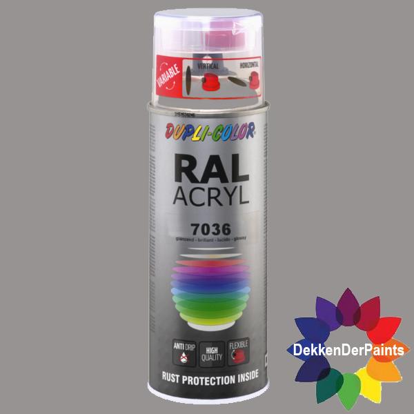 DupliColor RAL 7036 HG Platinagrijs