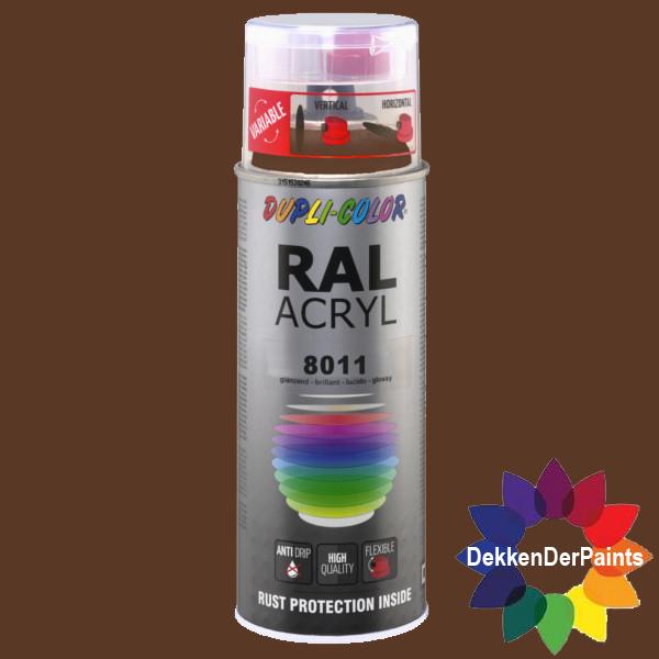 DupliColor RAL 8011 HG Notenbruin