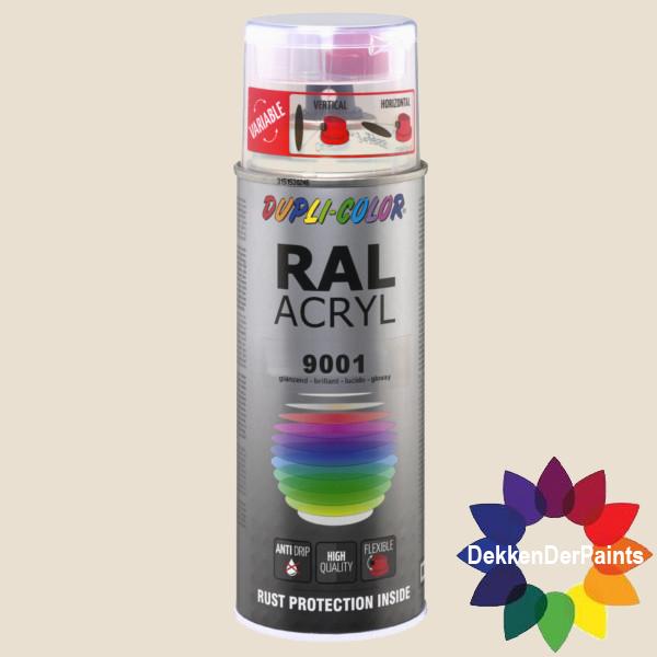 DupliColor RAL 9001 HG Cremewit