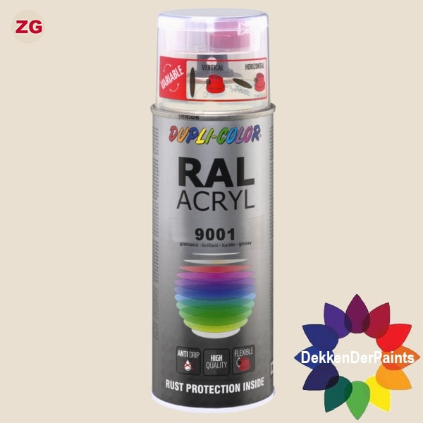 DupliColor RAL 9001 ZG Cremewit