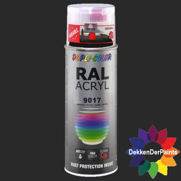 DupliColor RAL 9017 HG Verkeerszwart