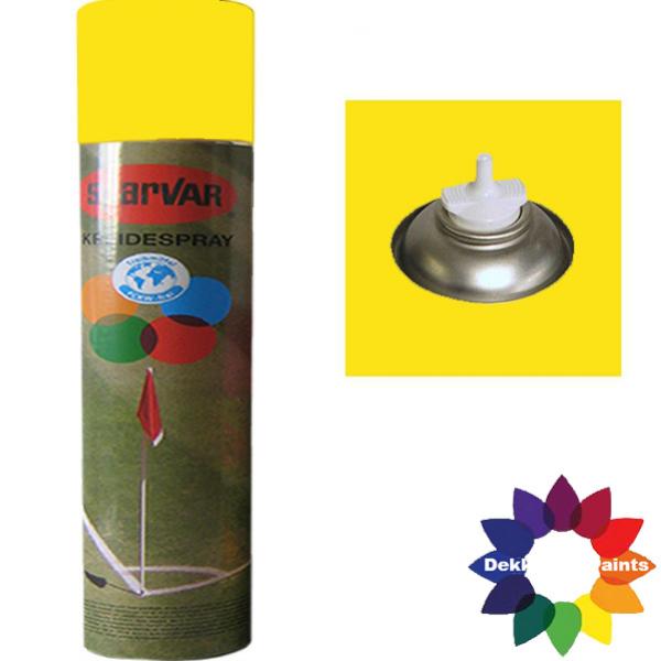 Krijt Spray Bodem Ventiel 750ml Geel 6031323