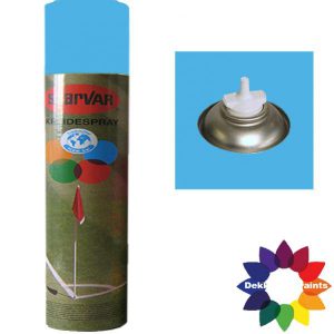 Krijt Spray Bodem Ventiel 750ml Licht Blauw 6031392