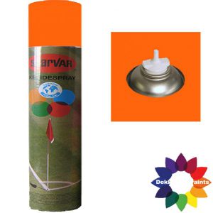 Krijt Spray Bodem Ventiel 750ml Oranje 6031361