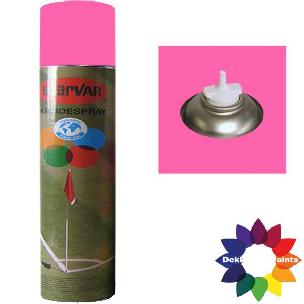 Krijt Spray Bodem Ventiel 750ml Roze 6031385