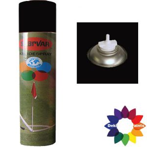 Krijt Spray Bodem Ventiel 750ml Zwart 6031378