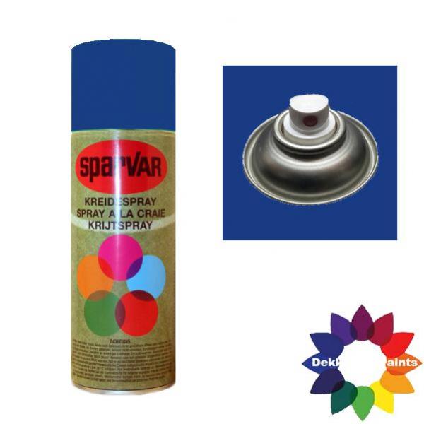 Krijt Spray Standaard Ventiel Blauw 400ml 6000732
