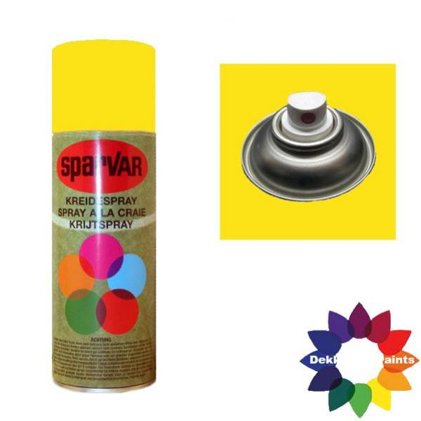 Krijt Spray Standaard Ventiel Geel 400ml 6000725