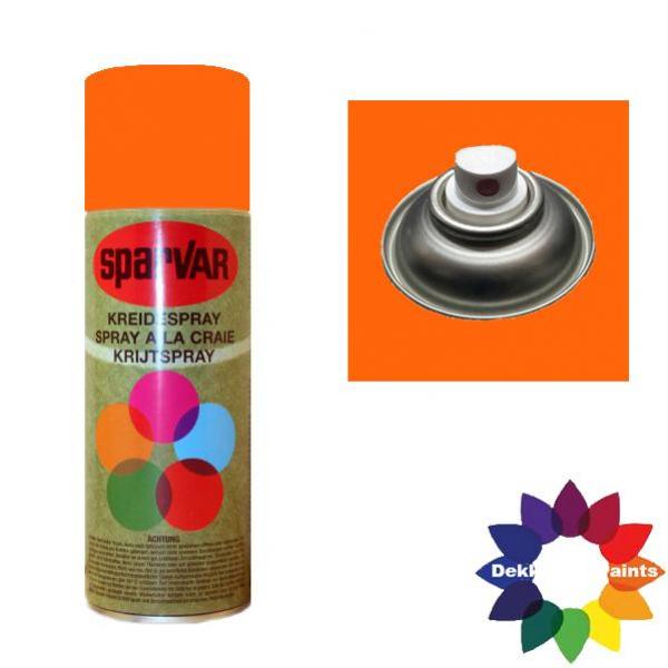 Krijt Spray Standaard Ventiel Oranje 400ml 6000688