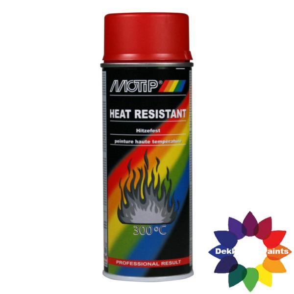 MOTIP HITTEBESTENDIGE LAK 300°C 400ML ROOD-EAN:8711347088423