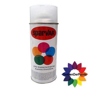 SPARVAR Blanke Lak W-Hoogglans Waterbasis 400 ml