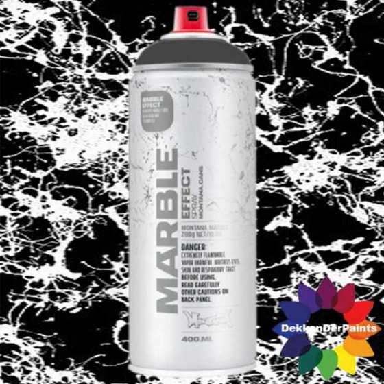 Montana EM9000 Sprühfarbe – Marmor-Effekt In Schwarz, 400 Ml Dose Für Kreative Oberflächen
