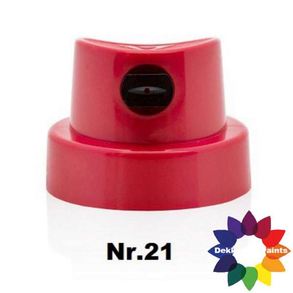 nr.21 422799 Flatjet Wide Cap Red/Black (12 st.)