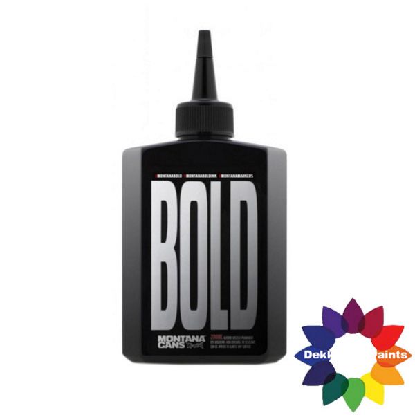 BOLD Ultra Black Ink Montana Refill 200ml Black EAN4048500468346