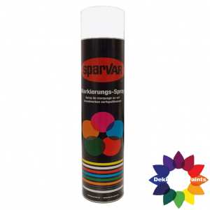 1030-9016UK Sparvar MS Markeer spray RAL 9016 Verkeerswit Bodemventiel 750 ml