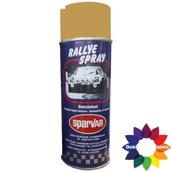 205005 SPARVAR RALLYE METALLIC GOLD Zijdeglans 400 ml Benzinebestendig